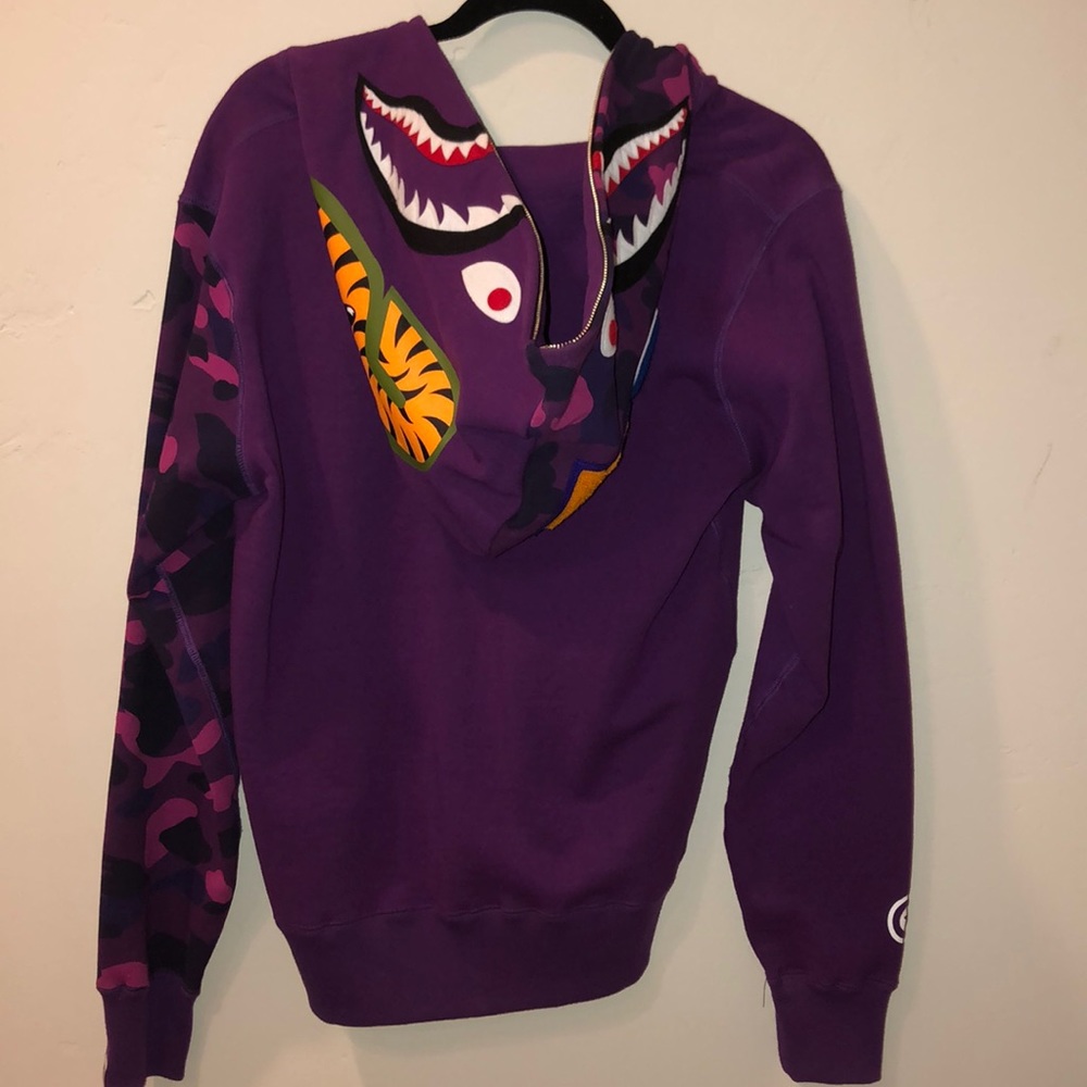 BAPE zip up jacket